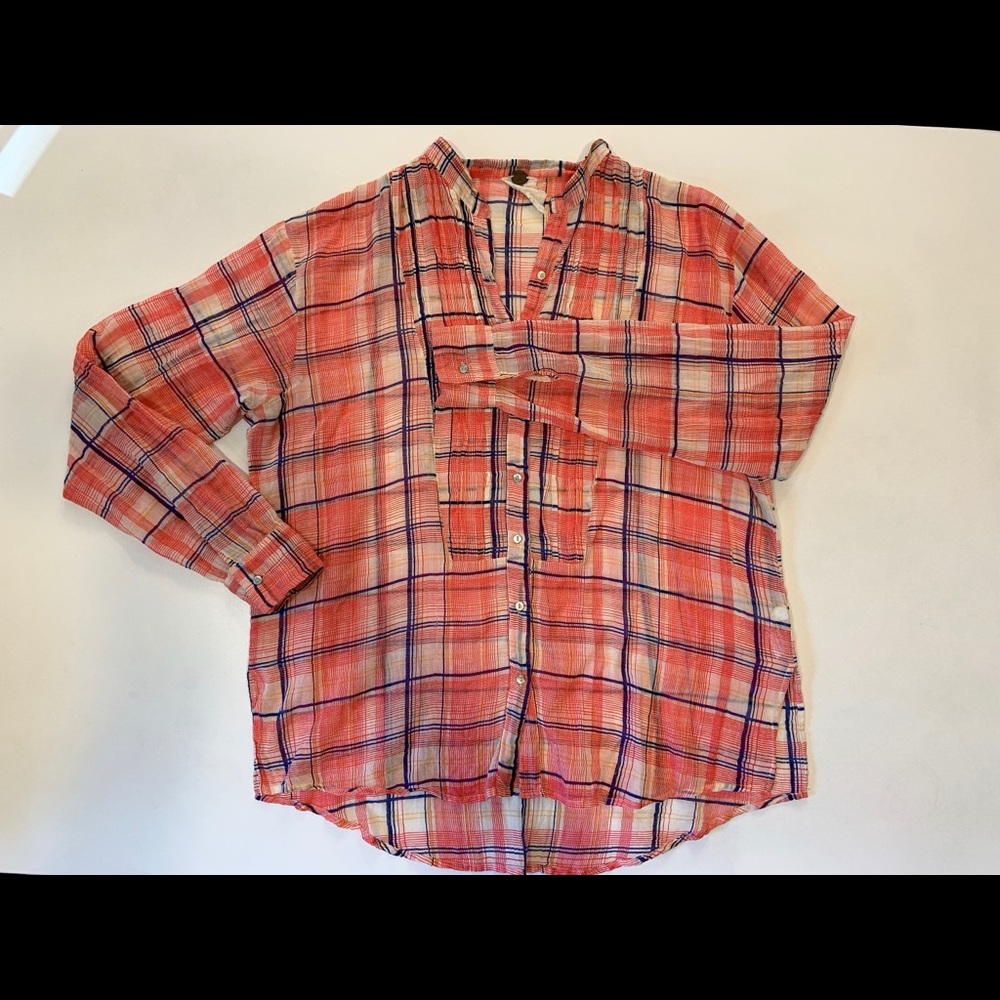 Free People Plaid Shirt